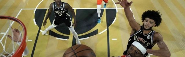 博鱼体育官网-身材优势带来防守压制，雄鹿让字母哥找到舒适区